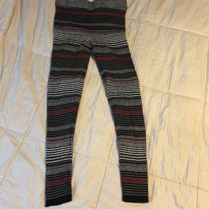 America Eagle Striped Sweater Leggings
